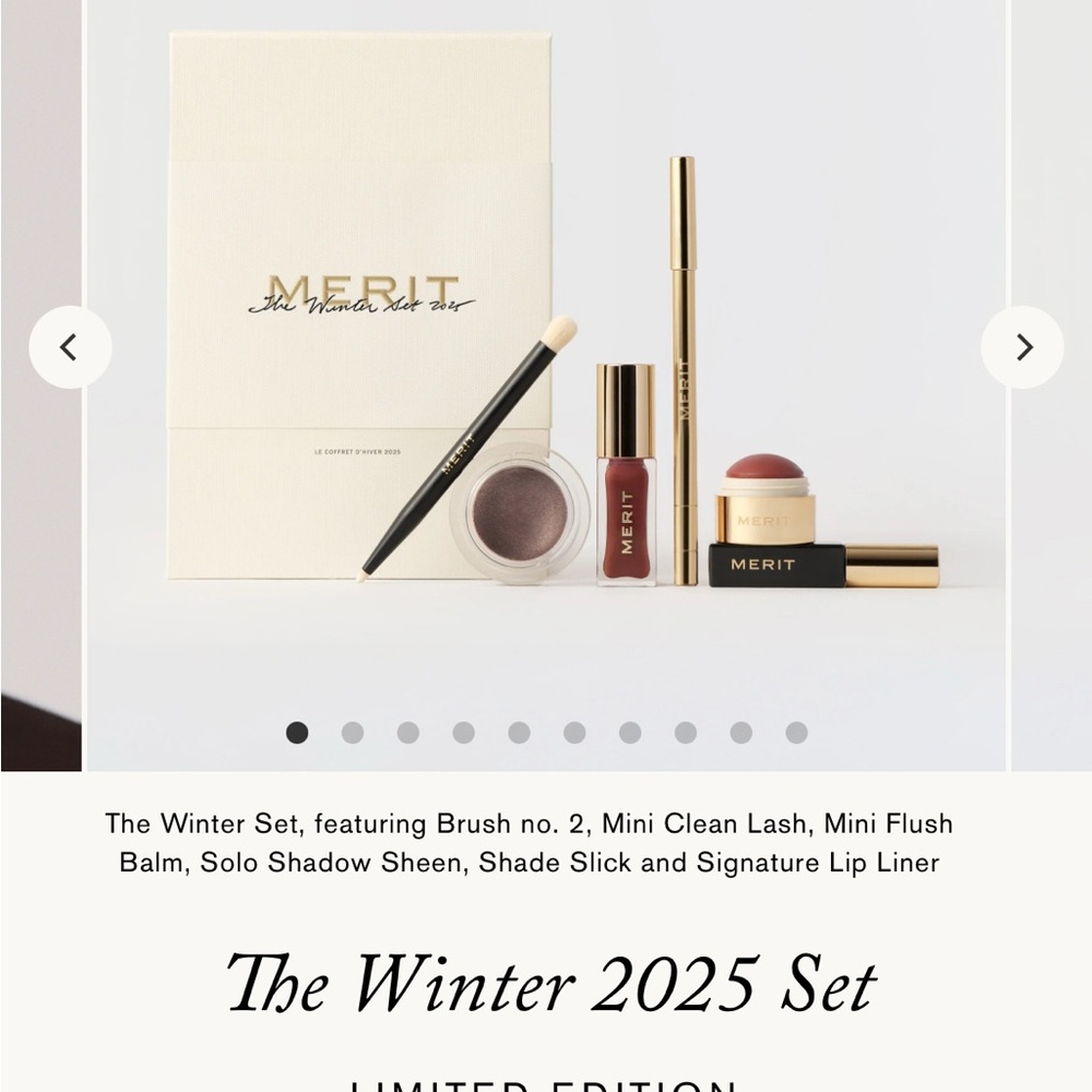 Merit Winter 2025 Makeup Set - looking for